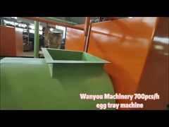 Baixo molde da celulose da capacidade que reciproca o tipo ovo pequeno Tray Machine