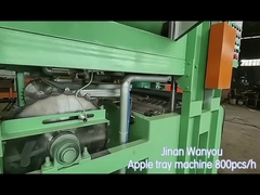 Ovo Tray Machine Egg Tray Maker da polpa da papelada com sistema reduzindo a polpa