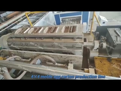 Linha de produção de máquinas de cartão de ovo de 4+4 moldes