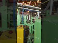 Máquina de Bandeja de Polpa para Caixas de Ovos de Papel Reciclado 100 unidades
