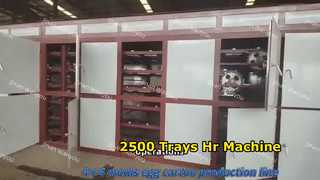 partida do investimento de Tray Machine Low do ovo 2500pcs/hr