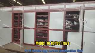 Molde para porta-copos de café, moldes para bandeja de papel