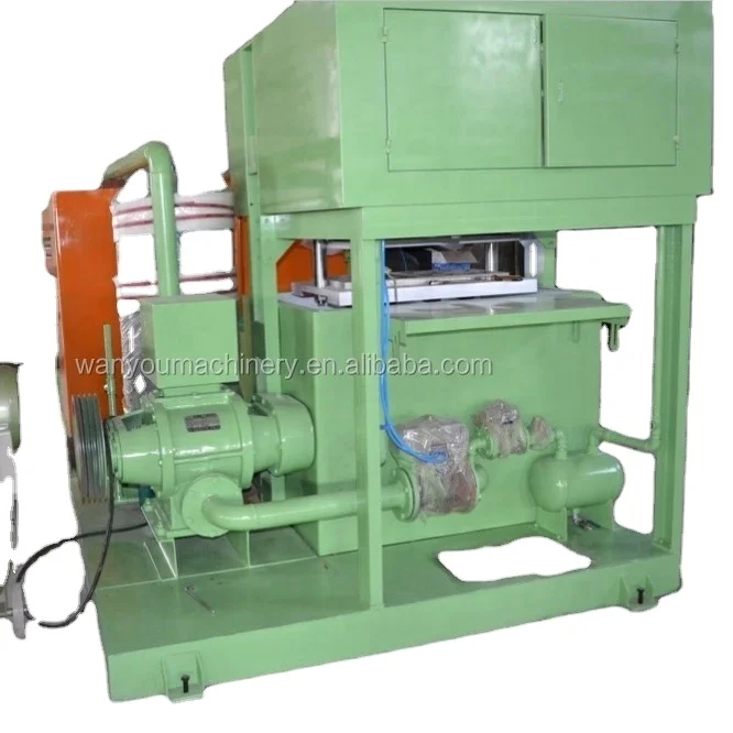 Máquina de moldagem de pasta de papel de produção de bandejas de ovos de alto desempenho com controle de computador