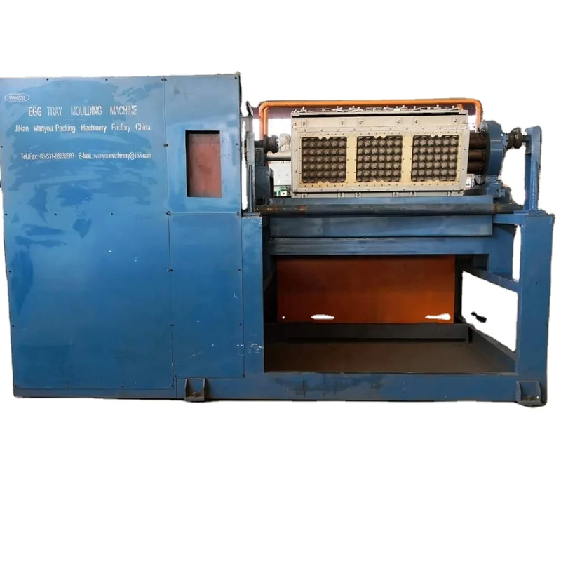 Máquina de fabricação de papel de desperdício reciclado pasta de ovos moldeada bandeja de ovos máquina de cartão de ovos pequena e grande capacidade