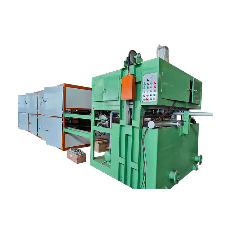 Linha de produção totalmente automatizada de máquina de fabricação de bandejas de ovos de papel para simplificar o processo de fabricação