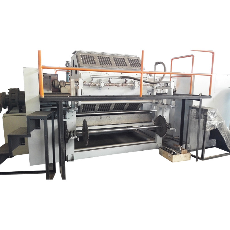Linha de produção totalmente automatizada de máquina de fabricação de bandejas de ovos de papel para simplificar o processo de fabricação
