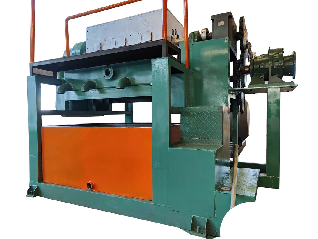 2000pcs/h Linha de produção automática rotativa de bandeja de ovos Usando polpa de papel reciclado para criar vários tipos de caixas de ovos e bandejas controladas por PLC