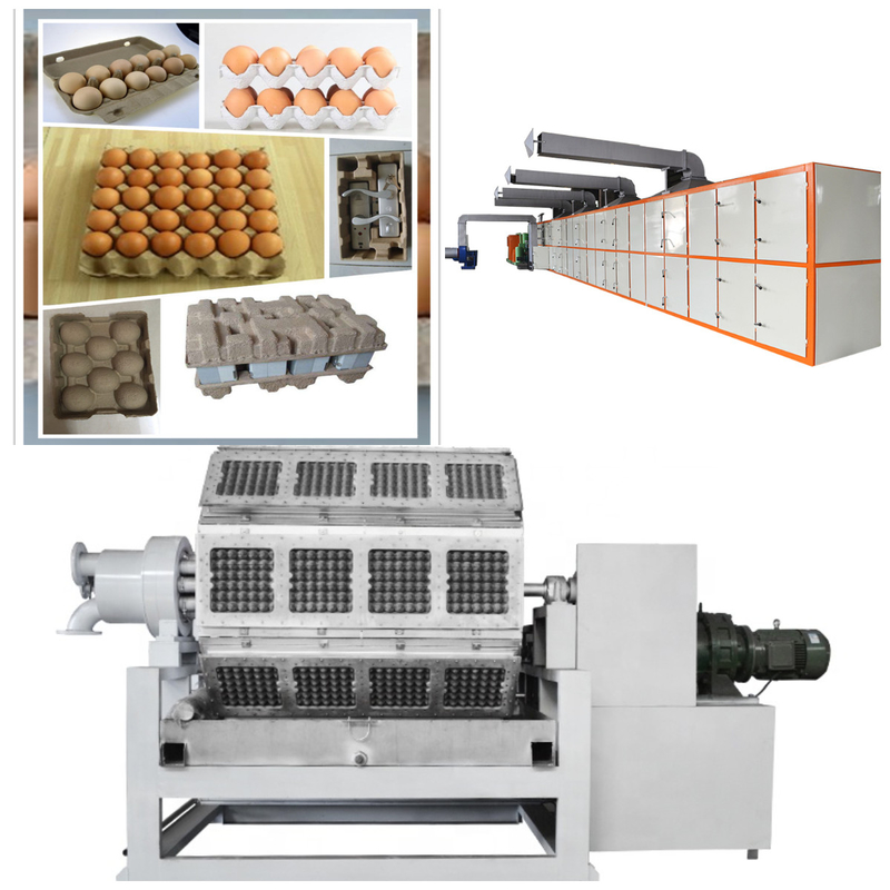 Eco Amigável Roteador Papel Sustentável Caixa de ovos de fabricação de máquina Linha de produção de Caixa de ovos ecologicamente amigável
