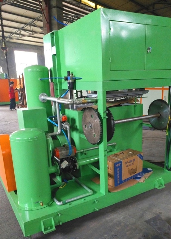 bandejas de Tray Making Machine For Fruit do papel da capacidade 350-700pcs/h/bandeja pequenas da sapata