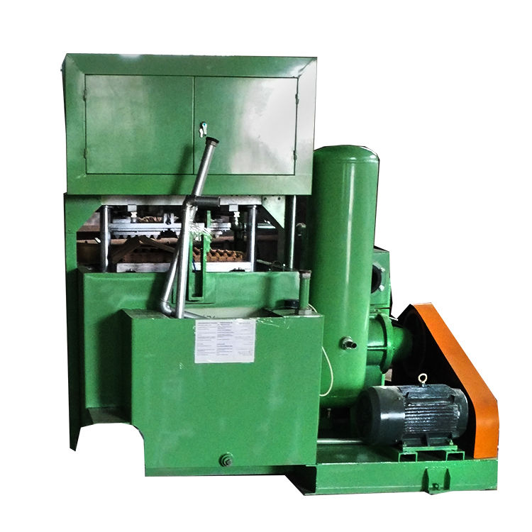 Linha de Produção de Máquina de Moldagem de Polpa de Papel para Bandeja de Ovos de Pequena Capacidade 700 unidades/h Moldes de Alumínio