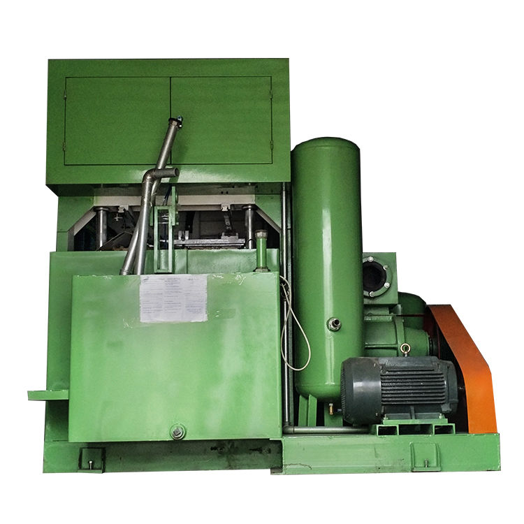 Máquina de produção de bandejas de ovos de uso agrícola / equipamento de moldagem de celulose / linha de produção de bandejas de ovos com controle PLC