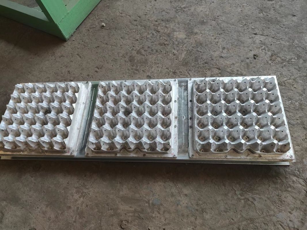 Máquina de bandeja de ovos de papel 1000pcs/h Máquina de caixa de ovos Semi-automática para pequenas empresas