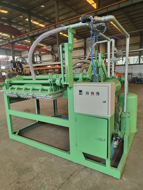 Home Negócios Máquina de produção de bandejas de ovos Linha de produção de papel máquina de moldagem de pasta de ovos máquina de cartão com válvula da Alemanha