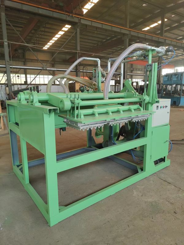 Máquina de bandeja de ovos de papel 1000pcs/h Máquina de caixa de ovos Semi-automática para pequenas empresas