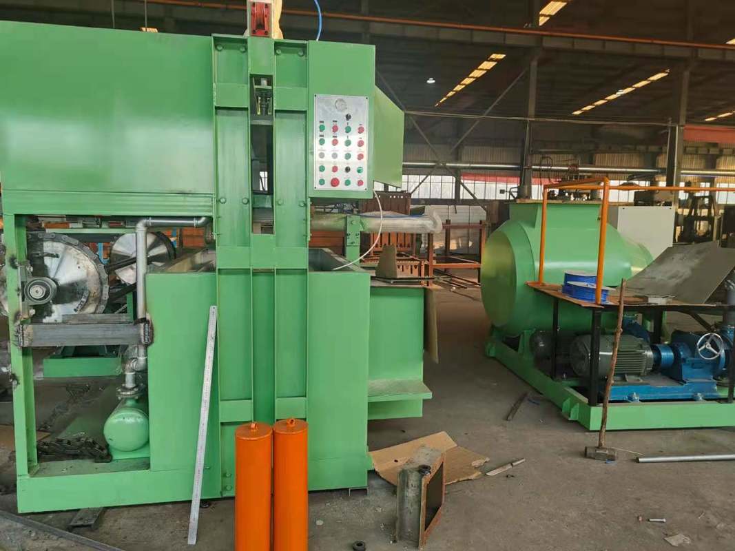 Máquina de embalagem industrial de ovos de Guangzhou Nanya / Equipamento de moldagem de celulose / Linha de produção de bandejas de ovos com controle PLC