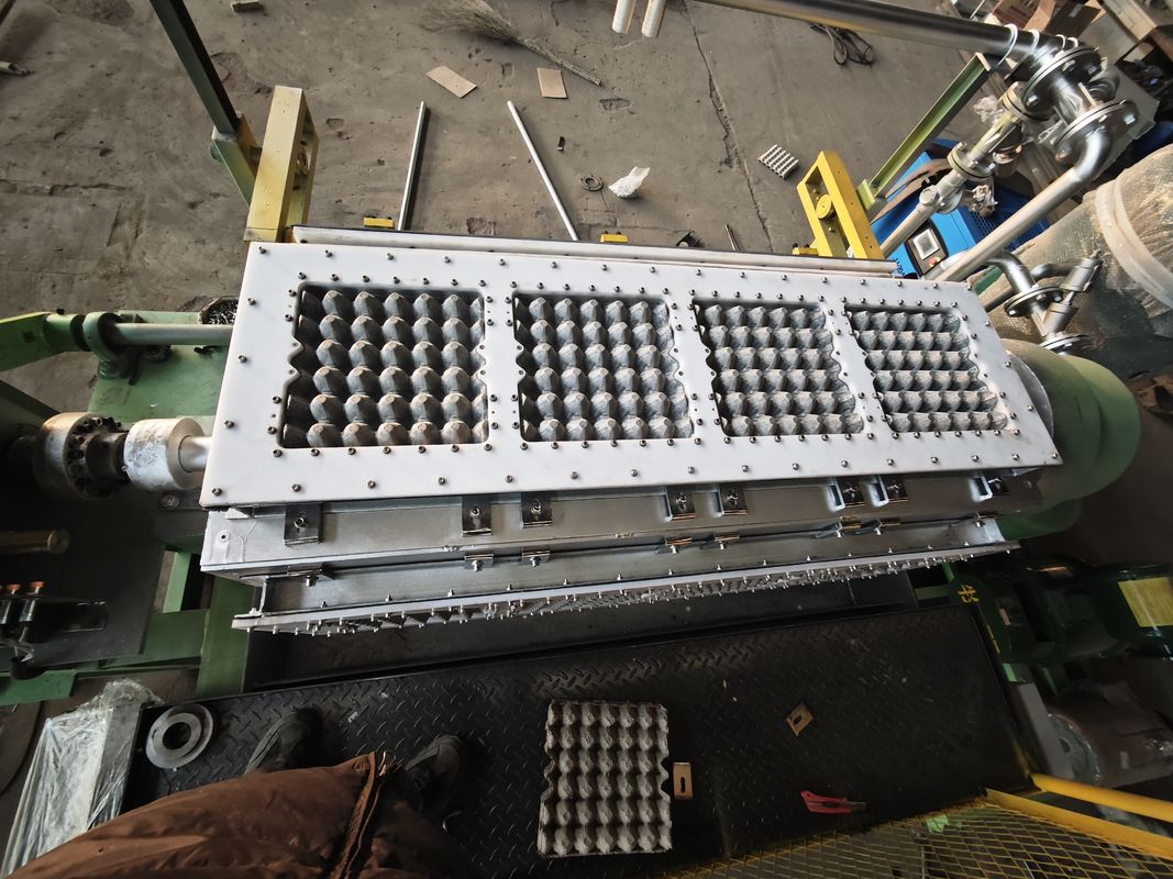 Máquina de fabricação de bandeja de papel para garrafa de vinho e xícara de café / bandeja de ovos / máquina de moldagem de polpa de papel