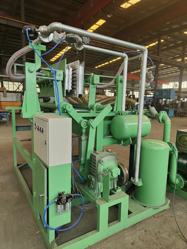 Máquina de Bandeja de Ovos de Papel para Embalagem de Ovos em Guangzhou / Equipamento de Moldagem de Polpa / Linha de Produção de Bandeja de Ovos com Moldes de Alumínio