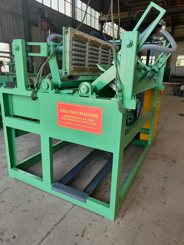 1000pcs/h Simple Design Semi-Automatic Paper Egg Tray Machine Production Line without Dryer Low Energy Consumption Small Business Idea