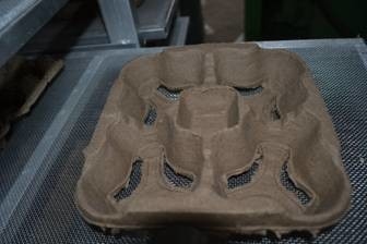 Máquina de Bandeja de Ovos de Papel Pequena Capacidade Instalação Conveniente Linha de Produção de Bandejas de Ovos para Fabricação de Caixas de Ovos