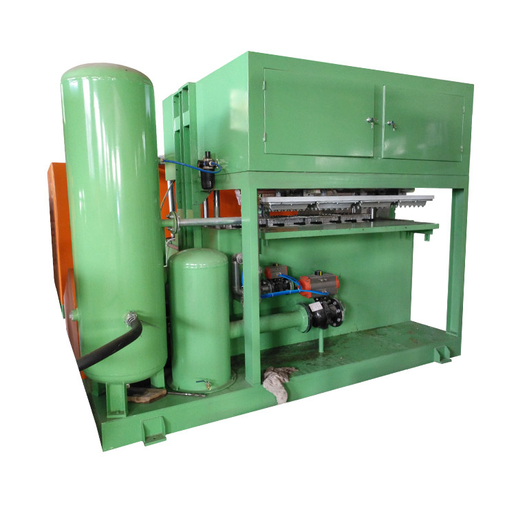 Máquina de Bandeja de Ovos de Papel Pequena Capacidade Instalação Conveniente Linha de Produção de Bandejas de Ovos para Fabricação de Caixas de Ovos
