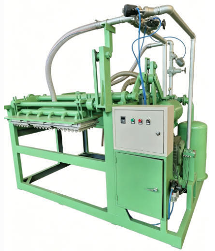 Máquina semiautomática de embalagem de ovos de papel 1000pcs/h Linha de produção automática de caixas de ovos