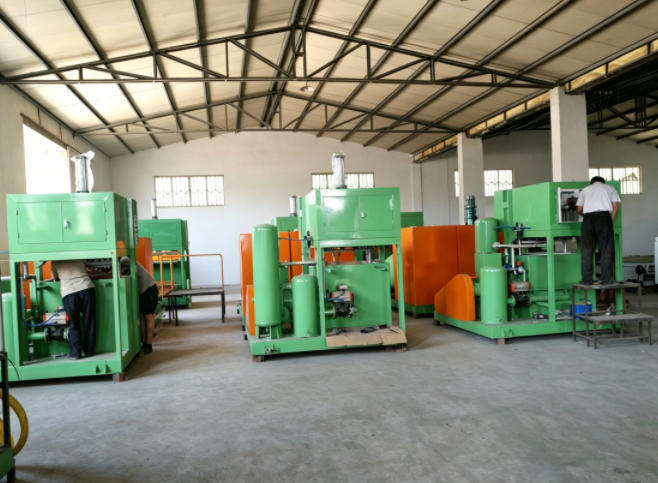 O PLC controlou 1300-1500pcs pela máquina da caixa do ovo da máquina da bandeja do ovo da hora para fazer bandejas do ovo Ovo encaixota bandejas das sapatas bandejas do berçário para a ideia de pequenas empresas moldes de alumínio