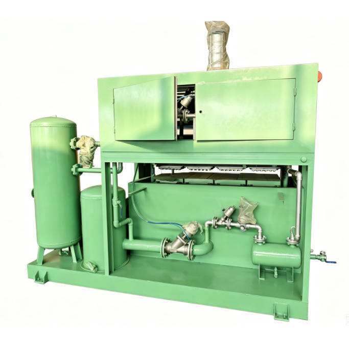 40-65kw 1000-1500pcs por hora máquina de bandeja de ovos bandeja de ovos linha de produção para fazer bandejas de ovos embalagens de ovos bandejas de sapatos bandejas de infância bandejas moldes de alumínio controlado por PLC