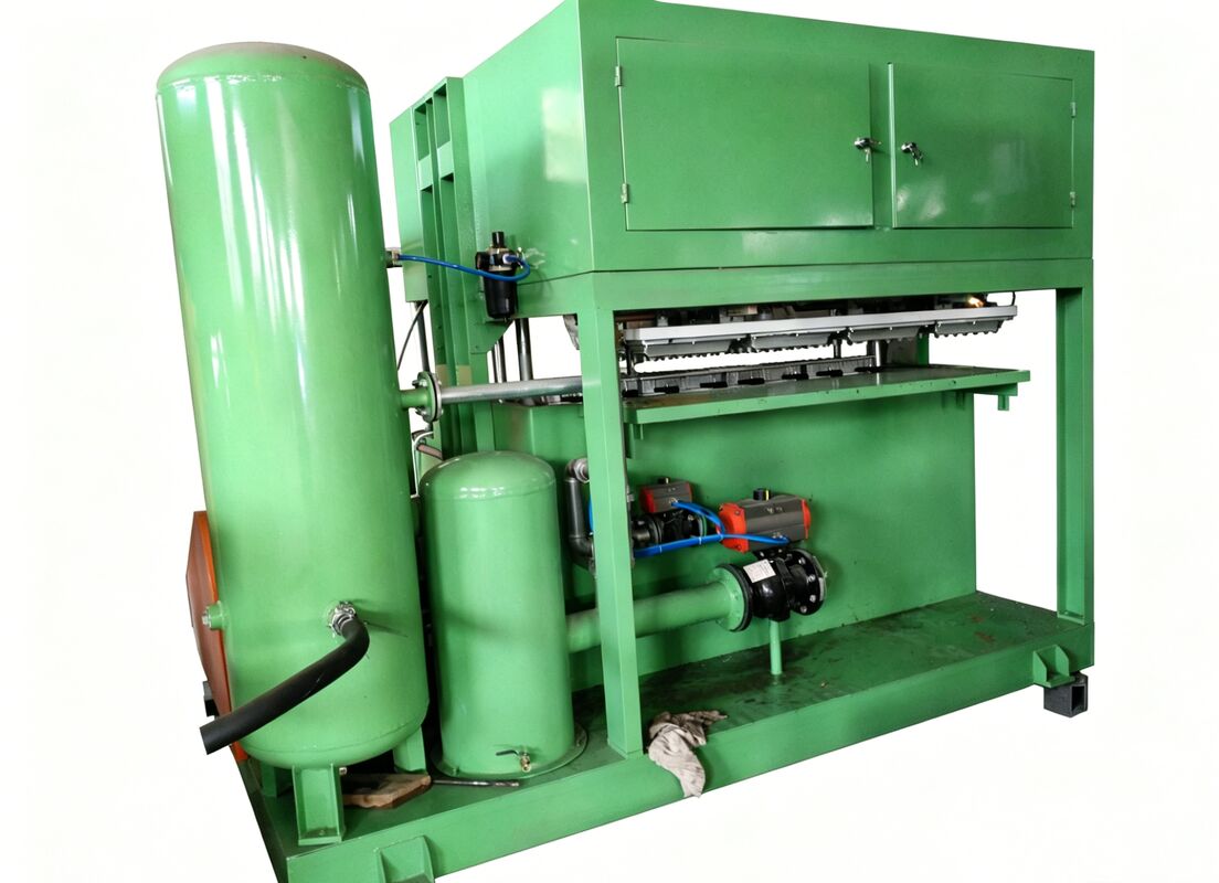 40-65kw 1000-1500pcs por hora máquina de bandeja de ovos bandeja de ovos linha de produção para fazer bandejas de ovos embalagens de ovos bandejas de sapatos bandejas de infância bandejas moldes de alumínio controlado por PLC