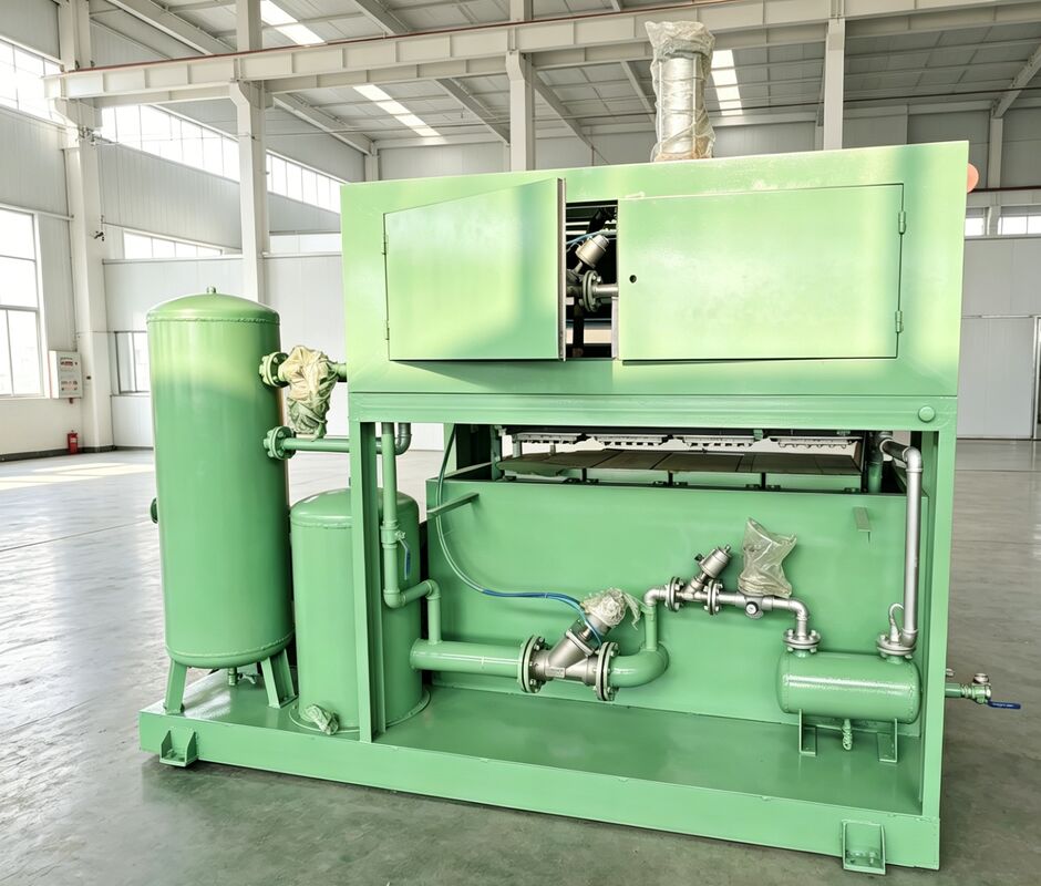 Máquina semiautomática de embalagem de ovos de papel 700pcs/h-1500pcs/h Linha de produção automática de embalagens de ovos recicladas