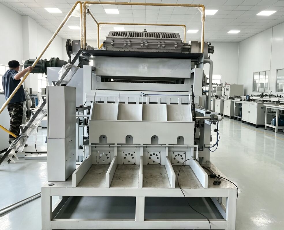 WANYOU WY-5 Máquina rotativa de bandeja de ovos Linha de produção de cartão de ovos 2000-3000 pcs/h Moagem de pasta de papel reciclado para fazenda de aves de capoeira venezuelana