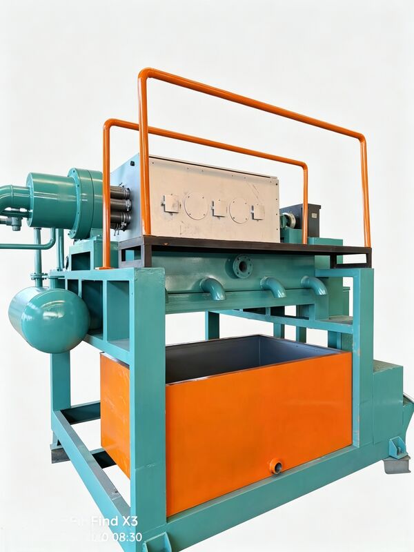 WANYOU WY-P6 Máquina rotativa de moldagem de bandejas de ovos com controle automático PLC para 2000-3000 pcs/h Produção utilizando pasta de papel reciclado