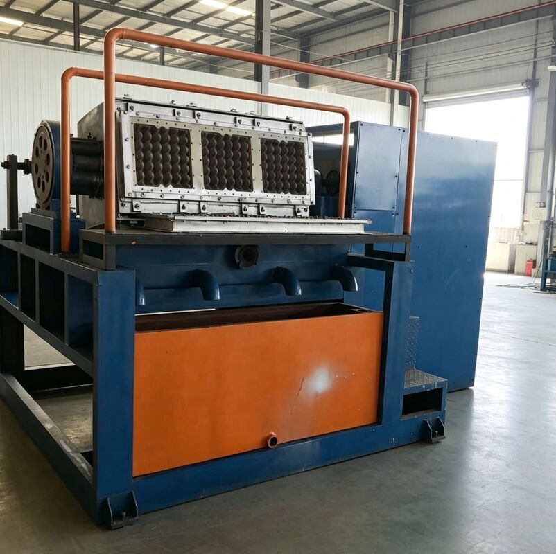 WANYOU WY-5 Máquina rotativa de bandeja de ovos Linha de produção de cartão de ovos 2000-3000 pcs/h Moagem de pasta de papel reciclado para fazenda de aves de capoeira venezuelana