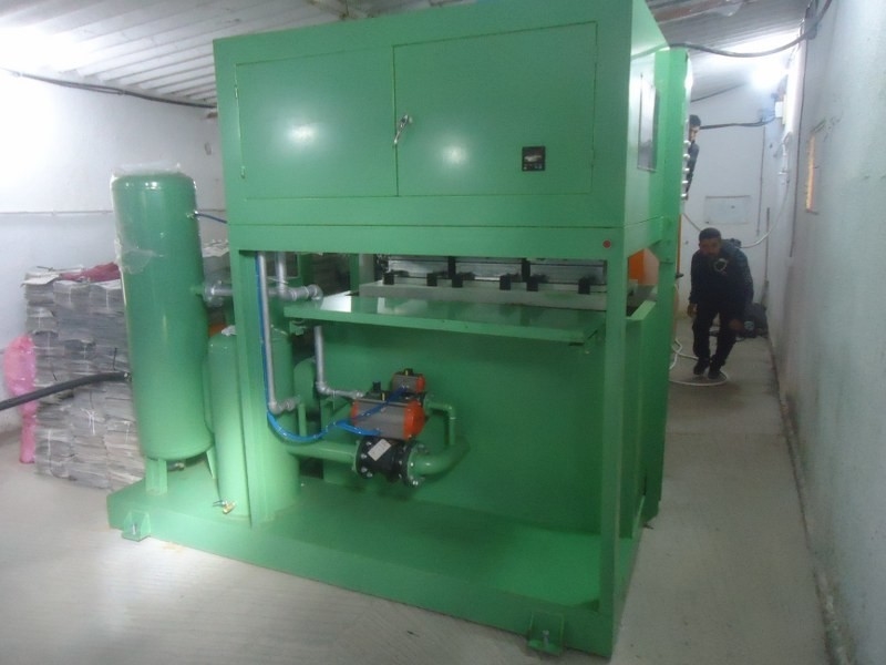 Máquina de fabricação de bandeja de fruta de papel de maçã bandeja de ovo máquina de fabricação de cartão de ovo máquina de moldagem de celulose máquina com manutenção de longa duração