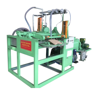 Linha de produção de bandeja de ovos controlada por PLC, formando de forma recíproca e rotativa 6 segundos por ciclo