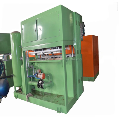 7.5KW Motor de condução Pequeno fabricante de bandeja de ovos máquina de moldagem de pasta de bandeja de ovos para eficiência de produção
