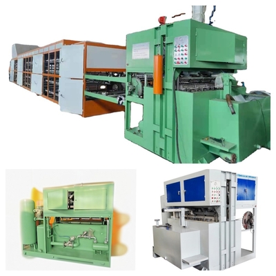 Linha de produção automática de bandejas de ovos para moldagem de celulose 450 kg/h