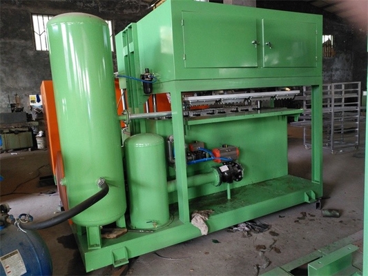 Unidade de Fabricação de Bandejas de Ovos Semi Automática 1000pcs/h / Máquina de Moldagem de Polpa de Papel Descartado