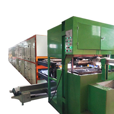 Máquina de bandeja de ovos de pequena e alta capacidade para negócios domésticos, linha de produção de bandeja de ovos tipo rotativo