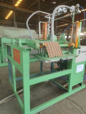 Máquina Embaladora de Bandejas de Ovos Semiautomática / Equipamento de Moldagem de Celulose / Máquina para Ideia de Pequeno Negócio