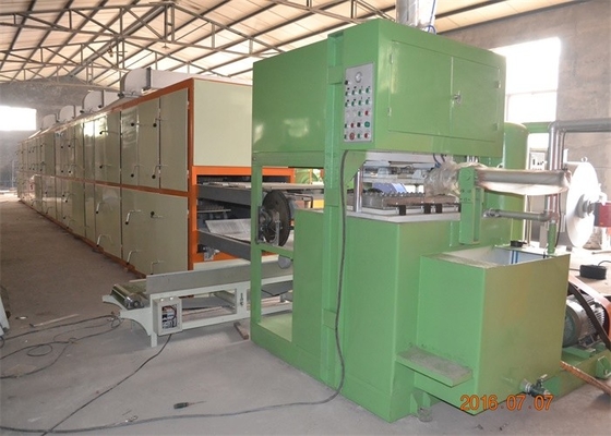 máquina de molde da celulose 700pcs/hr que reciproca o tipo para a bandeja do ovo/bandeja do fruto