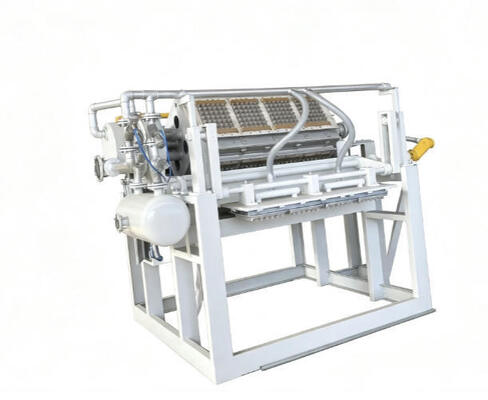 2500-5000pcs/h Apple Tray Paper Egg Tray Machine Egg Carton Linha de produção de poupança de energia controlada por PLC
