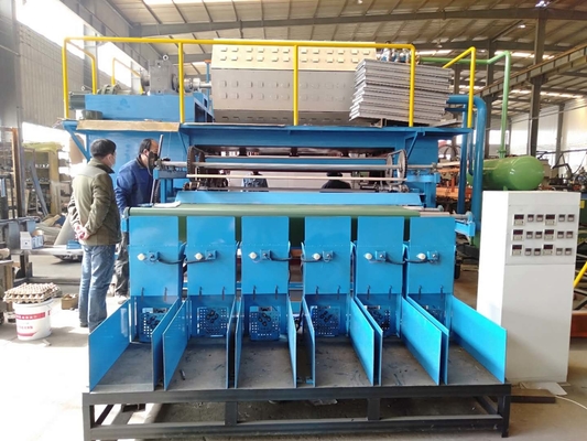 máquina automática da bandeja do ovo do papel de celulose do desperdício do bagaço da grande capacidade