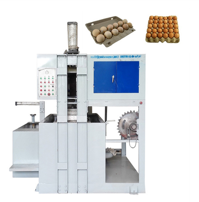 350pcs/Hr ovo pequeno automático Tray Making Machine With Egg Tray Dryer garantia de 1 ano