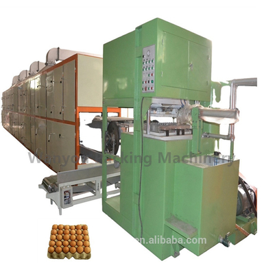 Máquina para fabricar bandejas de ovos para galinhas com moldes de alumínio 20 - 100kw 700 - 6000 peças/hora