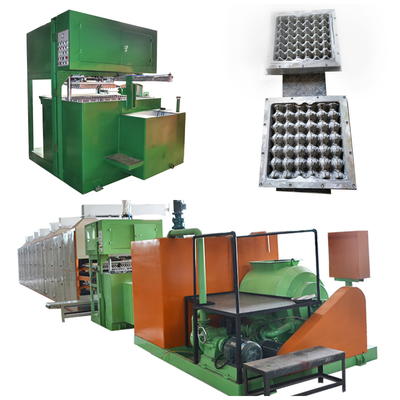 Máquina automática de fabricação de ovos de papel / bandeja de maçã com moldes de formação de aço inoxidável